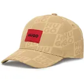 HUGO Kids Cap aus Baumwoll-Twill mit Stack-Logos Grösse 52