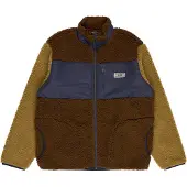 Billabong - Polaire sherpa molletonnée zippée - Canyon Trail Zip Carafe für Herren - Größe L - Beige