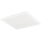 Eglo LED Deckenleuchte Bottazzo, Deckenlampe mit Fernbedienung, Panel ultraflach mit Backlight, Bürolampe dimmbar, warmweiß - kaltweiß, RGB, 30x30 cm