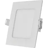 Emos LED Panel 7 W, quadratische 450 lm Einbauleuchte, Deckenleuchte in Weiß, extra flach, warmweiß 3000 K, inkl. LED-Treiber, ZD2124