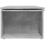 vidaXL Couchtisch Betongrau 150x50x35 cm Holzwerkstoff