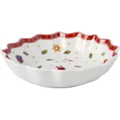 Villeroy & Boch Dipschale "Dipschale Toy's Delight ø 12,8 cm bunt", weiß (bunt), B:12,8cm H:3,3cm T:12,8cm Ø:12,8cm, Porzellan, Schüsseln, Dipschale, handwäsche empfohlen