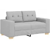 vidaXL Cloud Grau Loveseat