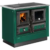 Justus | Küchenofen | Rustico-90 2.0 | 7 kW | Grün, rechts