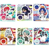 Megahouse Gundam Acrylfigurendisplay Mobile Suit Gquuuuuux Tokotoko 9 Cm 6 Einheiten