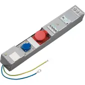 ABN EH012L Steckdosenleiste 12L_bestehend aus: 1xCEE 32A 5p,, 1xSchuko 16A,1xD02 3p,,1xFI 40A/0,03A 4p,, LS B