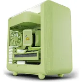 HYTE X50, Midi Tower, PC, Grün, ATX, EATX, ITX, micro ATX, Acrylnitril-Butadien-Styrol (ABS), Silikon, Stahl, Gaming