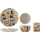 Bloomingville Filur-Set: Teller, Becher und kleine Schüssel