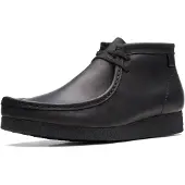Clarks Shacre Boot Mens Black Leather, 7