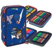 CoolPack Jumper 2 Doppel-Etui mit Zubehör Weltraum