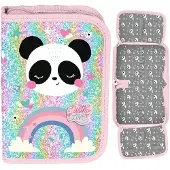 Paso Federmäppchen aufklappbar Panda für Mädchen