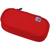 Oxford Schlamperbox oval gross 23x8x6cm rot