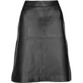 Jcc Lederrock "Rock 3102226", Damen, Gr. 38, schwarz, Obermaterial: 100% Schafsleder sheepskin. Futter: 100% Baumwolle CO., Röcke Lederrock