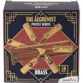 Recent toys Denksportaufgabe The Alchemist aus Messing - kniffliges Puzzle