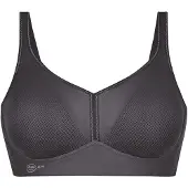 Anita Sport-BH "Sport BH air control DeltaPad", Damen, Gr. 85, Cup G, grau (anthrazit), Stoff, Obermaterial: 49% Polyamid PA. 39% Polyester PES. 12% Elasthan EL., BHs Sport-BH