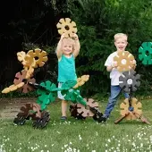 Polydron Octoplay Gigant - Natur, 40 Teile