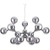 Ideal Lux Pendelleuchte Nodi Chrom 15-flg. Chrom 200491 Rund