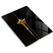 Wallfluent GLASPLATTE 40x52 cm Teelöffel Honig