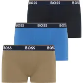 BOSS Packung, 3 Stk. aus Stretch-Baumwolle mit Logo-Bund, mittlere Bundhöhe