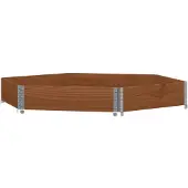 vidaXL Paletten-Aufsatzrahmen Braun 160x160 cm Massivholz Kiefer