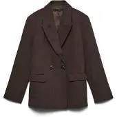 Vero Moda Jackenblazer "VMBESTIE LS LOOSE BLAZER NOOS" Materialmix, loose fit