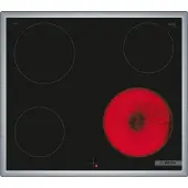Bosch Serie 4 NKE645GA2E, Schwarz, Integriert, 60 cm, Keramik, Glaskeramik, 4 Zone(n)