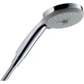 Hansgrohe Croma 100, Handduschbrause mit Kopf, Chrom, Wand