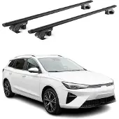 Aurilis Dachträger Gepäckträger für MG 5 2020-2025 Alu Schwarz 2 tlg ABE
