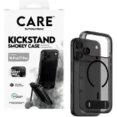 CARE by PanzerGlass PGC Kickstand Case Smokey Black MagSafe (CR23365)