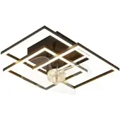 ZMH DECKENVENTILATOR Mit Beleuchtung Qalen 37/37/16.5 cm