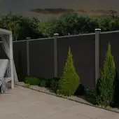 HOME DELUXE Pfostenabdeckung mit Solar LED Beleuchtung CALLUX COVER - 1er Set