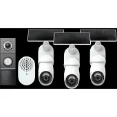 TP-LINK Tapo C660 Solar Kit 3er-Pack + D235 Smart Battery + Wired Doorbell
