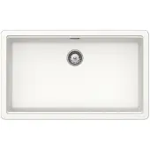 Schock VASCHE BROOKLYN N100XLU BIANCO ASSOLUTO, Aufsatzwanne, Rechteckig, Weiß, 1 Becken, Rechteckig, 694 x 400 mm