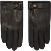 Armani Exchange für Herren. XM001969AF19481UC001 Schwarze Lederhandschuhe (L/XL), Lässig