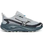 Mizuno - Herren Traillaufschuhe &ndash; Neo Lumina - Neo Lumina Mirage Gray/Vulcan/Blue Jewel für Herren - Größe 10 UK - Grau