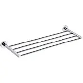 BRILLANTBAD BOMEGA Handtuchablage Messing Chrom poliert 655x55x200 mm für Bad & Küche >> zum Bohren