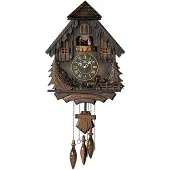 Prim Kuckucksuhr Holz Braun mit Melodie 390 x 515 mm Quarzuhrwerk