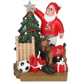 1. FC Köln Gartenzwerg "Weihnachtsbaum"