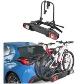 Aurilis Fahrradträger Anhängerkupplung Universell 2 Räder klappbar Schloss