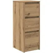 vidaXL Sideboard Artisan-Eiche 29,5x34x76 cm Holzwerkstoff