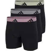 Adidas Herren Boxershorts, 3er Pack - Boxer Briefs, Active Flex Cotton, Logo