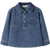 Lil´ Atelier Overshirt in Dark Blue Denim1 | Gr.: 110