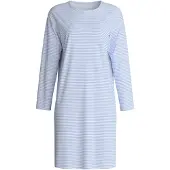 Calida Nachthemd "Lovely Nights" Langarm, Rundhals, Pure Cotton, Single Jersey, weich, atmungsaktiv