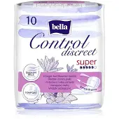 Bella Control Discreet Super Hygiene Pads für leichte Blasenschwäche 10 Stück