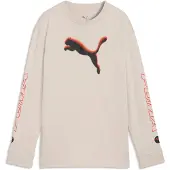 Puma Street Relaxed Longsleeve Tee B silver fog (82) 176