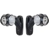 Wiltec 2X 4 Led Seitenleuchte Rund 12V Positionsleuchte Begrenzungsleuchte Kfz