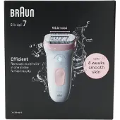 Braun Silk·épil 7 – Epilierer für einfache Haarentfernung – Lang anhaltend glatte Haut – 7-000 – Weiß/Flamingo