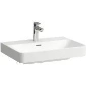 Laufen PRO X Waschtisch, 1 Hahnloch, mit Überlauf, 650x465mm, H8108640001041, Farbe: Weiß