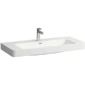Laufen PRO X Waschtisch, 3 Hahnlöcher, mit Überlauf, 1050x465mm, H8108697571081, Farbe: Weiß matt