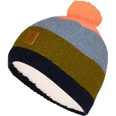 TROLLKIDS - Kid's Gryllefjord Bobble Cap - Mütze Gr 52-56 cm - 6-12 Years grau